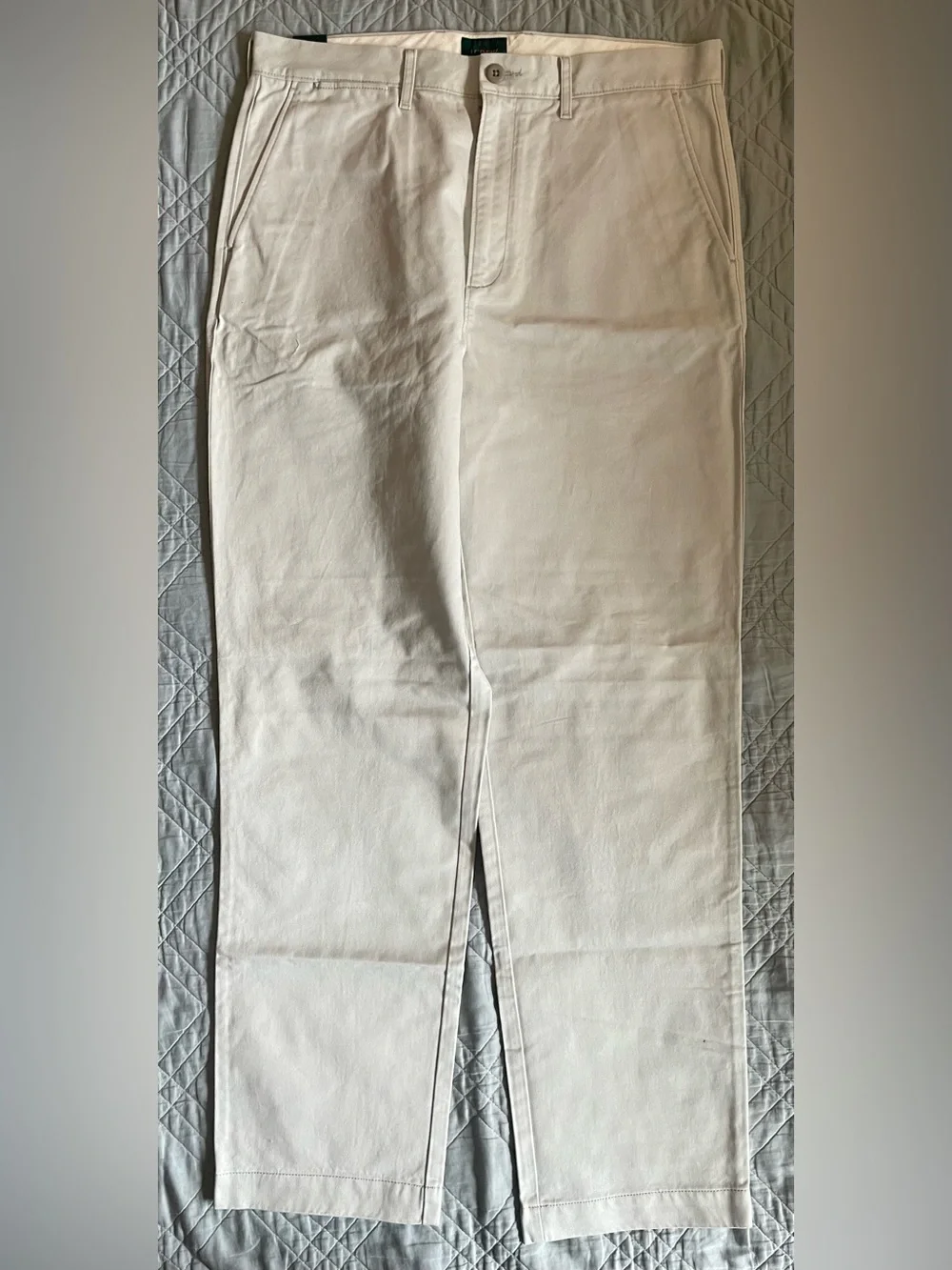 J. CREW Broken-in Straight chino pant in Stone Size 32/32 NWT $98 CD466